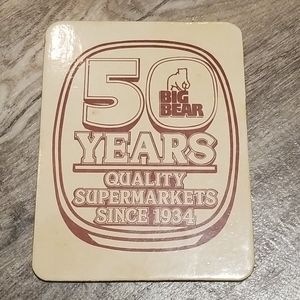 Vintage Big Bear Supermarket “Hot Plaque” Set